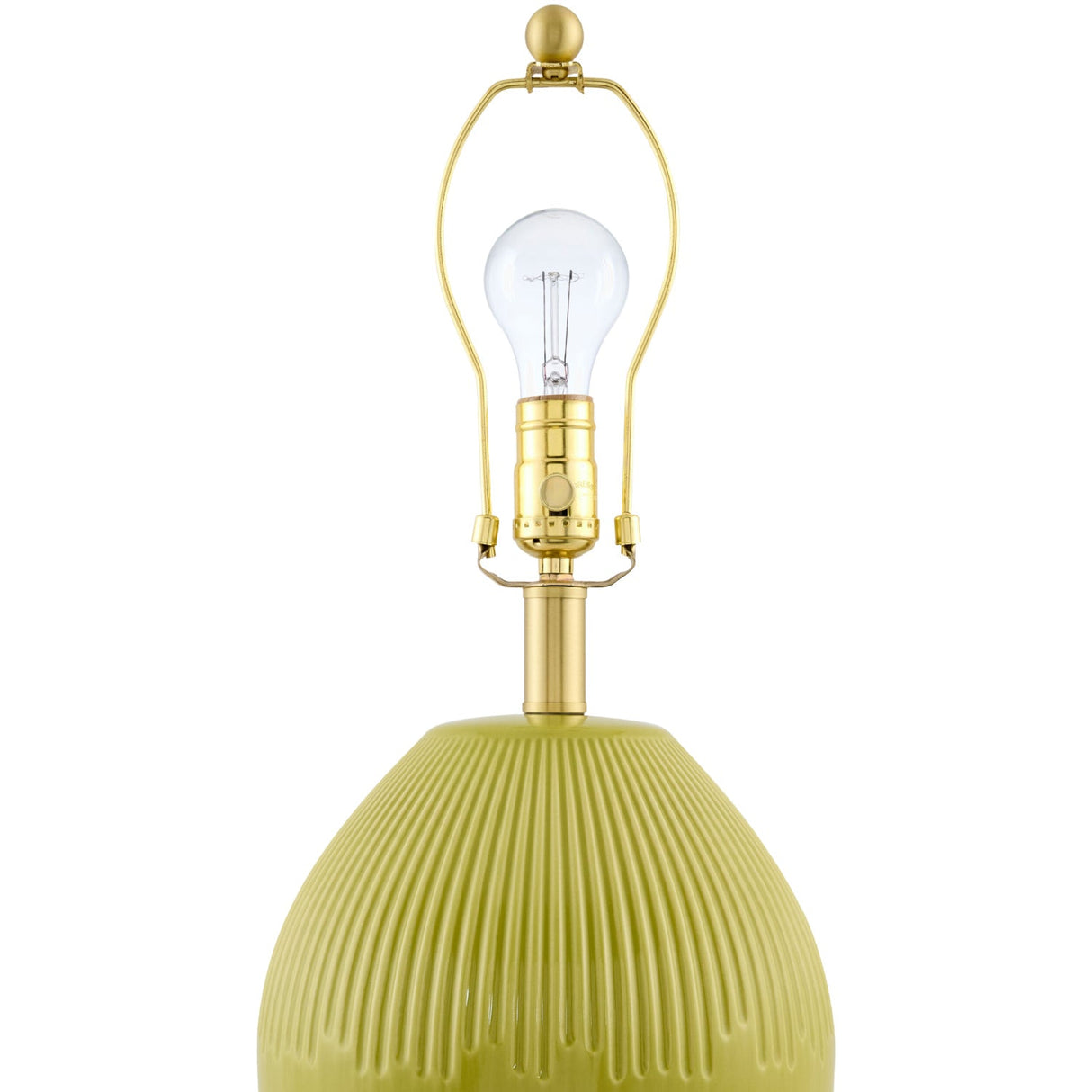 Modern European furniture - Ceramic Pleated Linen Table Lamp - www.oroa.com