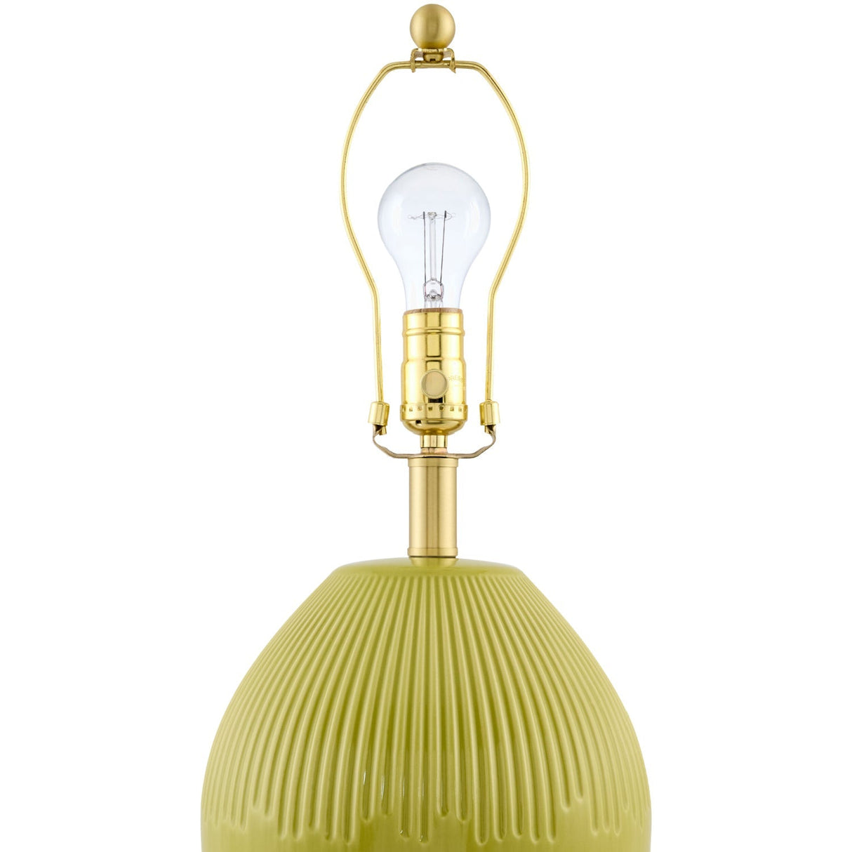 Modern European furniture - Ceramic Pleated Linen Table Lamp - www.oroa.com