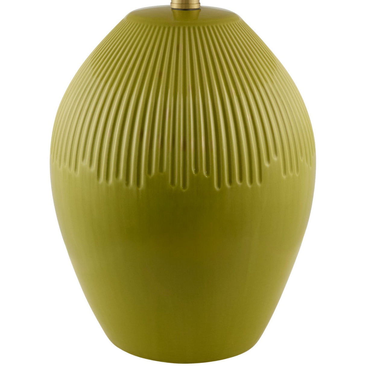Modern European furniture - Ceramic Pleated Linen Table Lamp - www.oroa.com