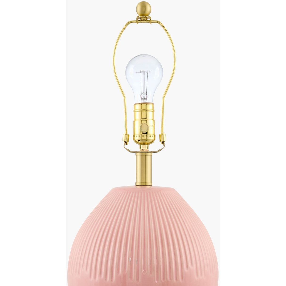 Modern European furniture - Ceramic Pleated Linen Table Lamp - www.oroa.com