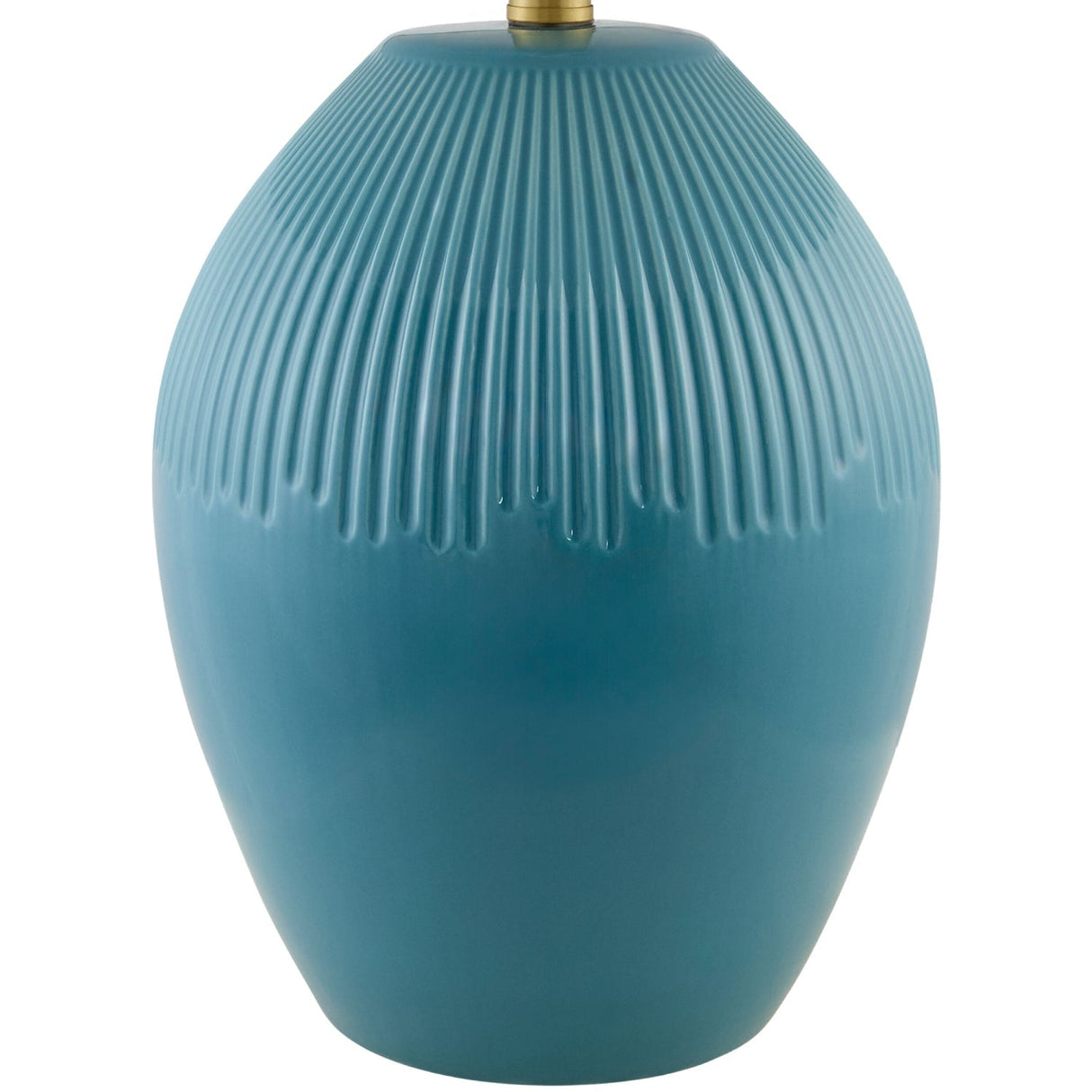 Modern European furniture - Ceramic Pleated Linen Table Lamp - www.oroa.com
