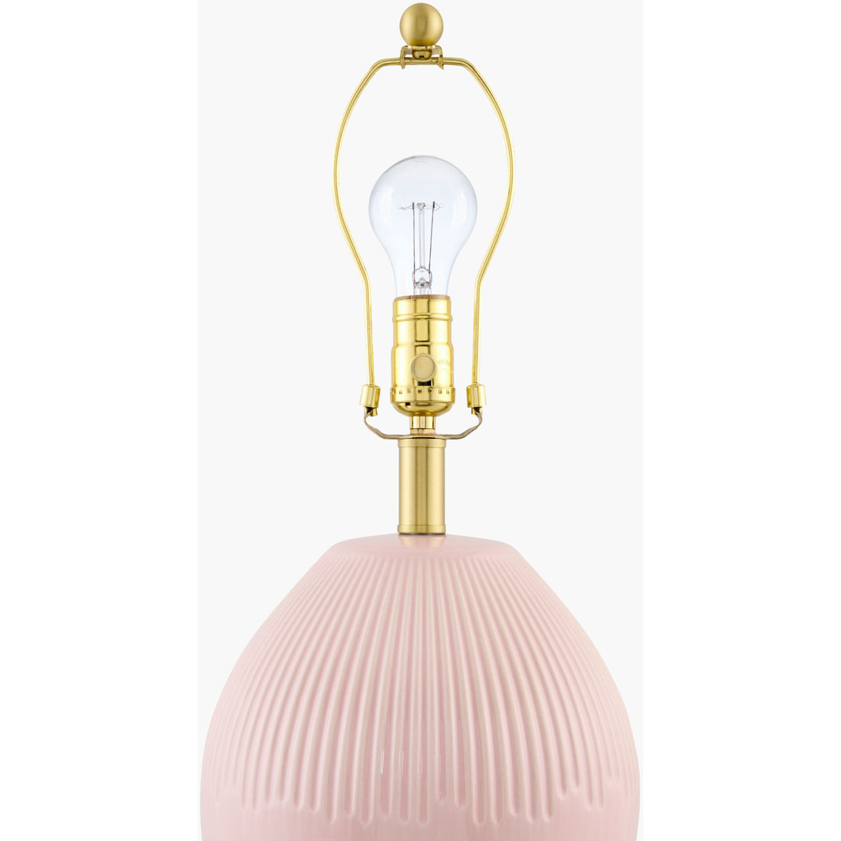 Modern European furniture - Ceramic Pleated Linen Table Lamp - www.oroa.com