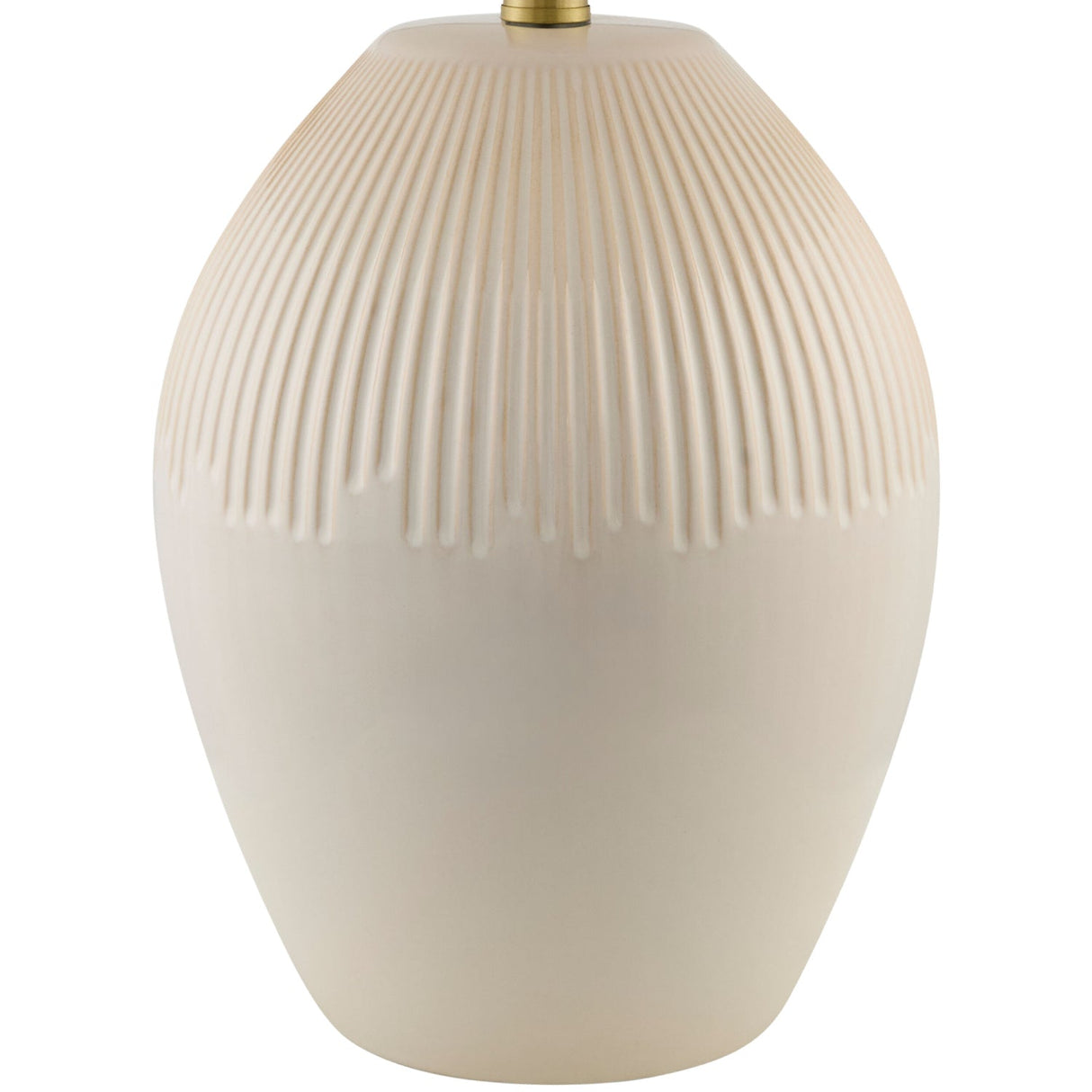Modern European furniture - Ceramic Pleated Linen Table Lamp - www.oroa.com