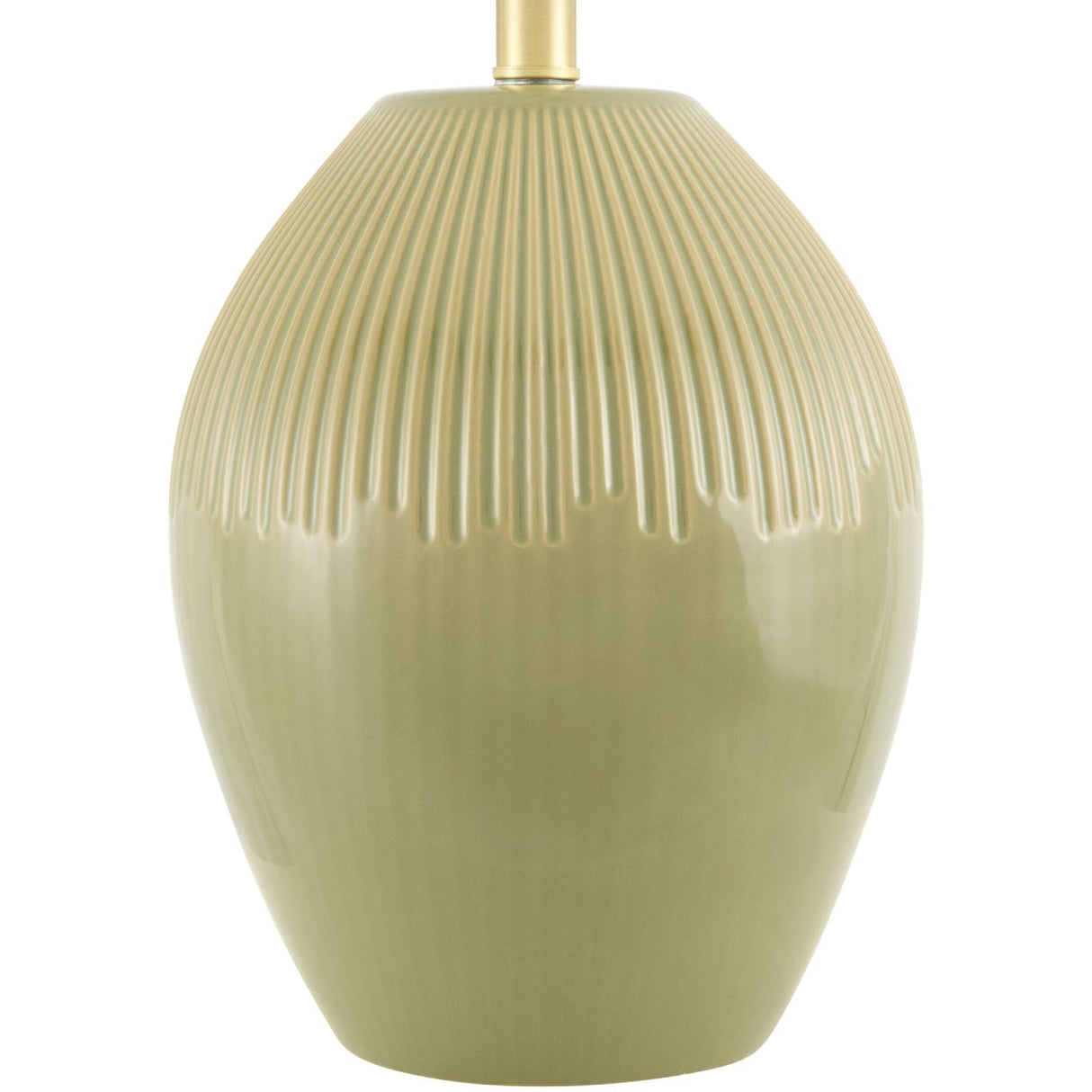 Modern European furniture - Ceramic Pleated Linen Table Lamp - www.oroa.com