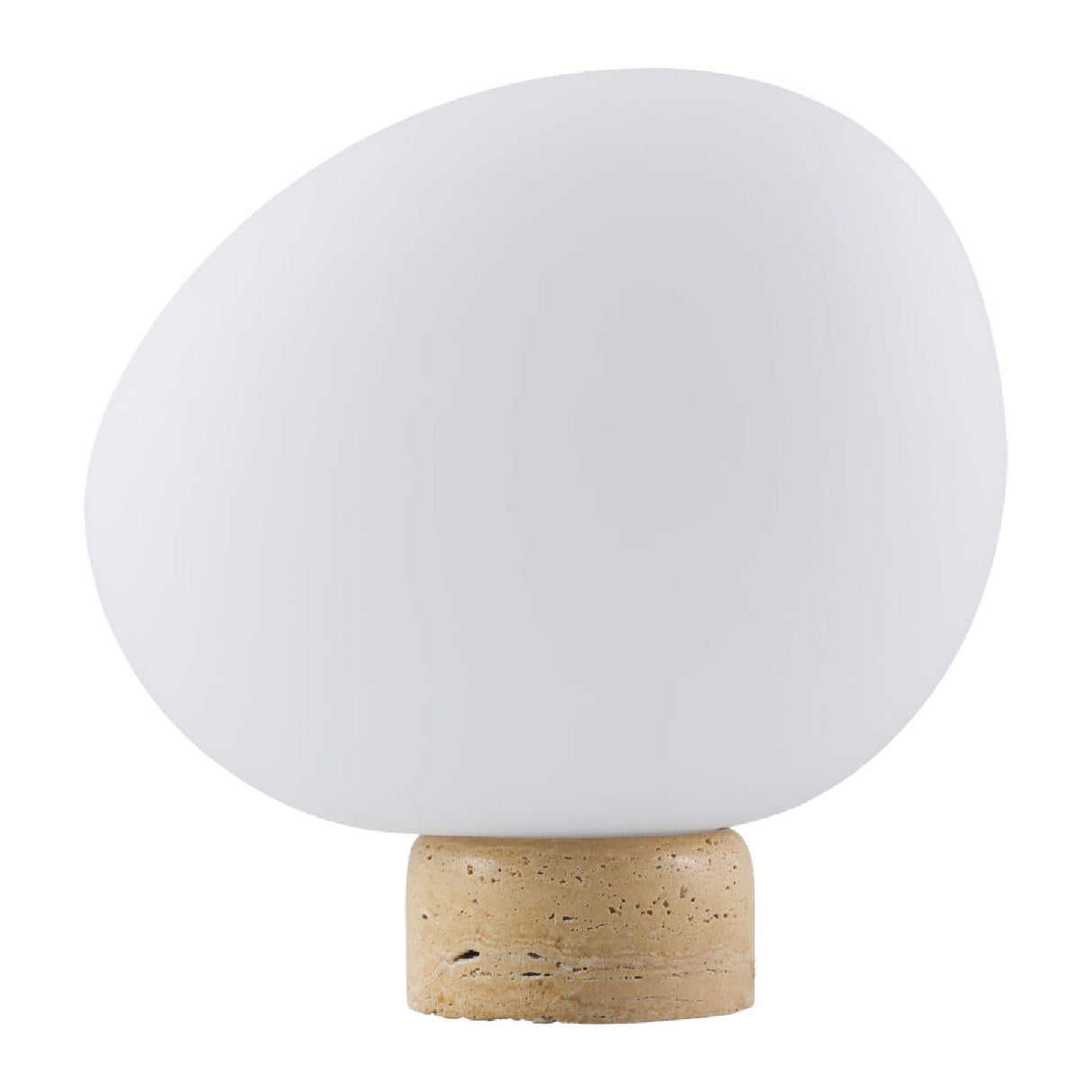 Modern European furniture - Travertine Base Table Lamp - www.oroa.com