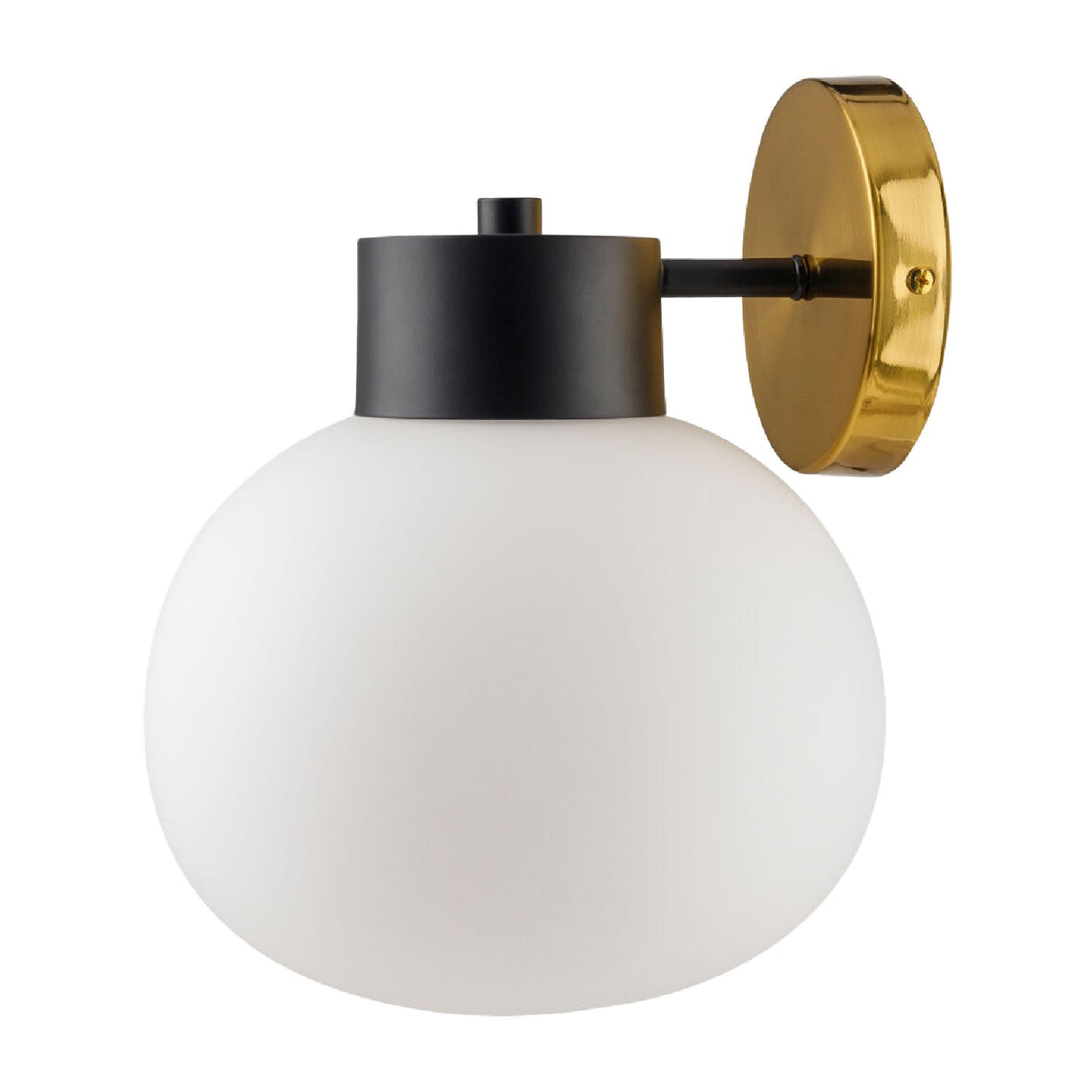 Modern European furniture - White Glass Sphere Wall Lamp - www.oroa.com