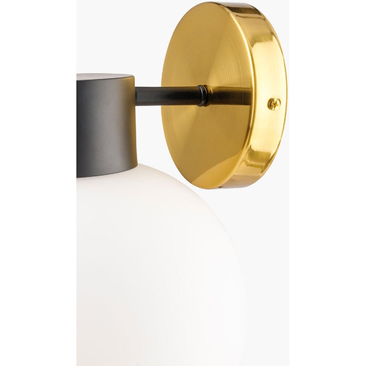 Modern European furniture - White Glass Sphere Wall Lamp - www.oroa.com