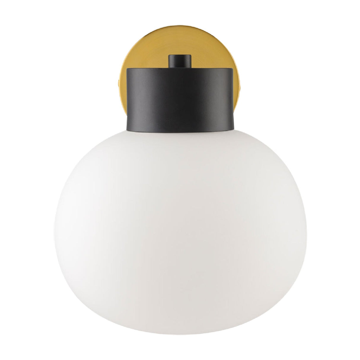 Modern European furniture - White Glass Sphere Wall Lamp - www.oroa.com