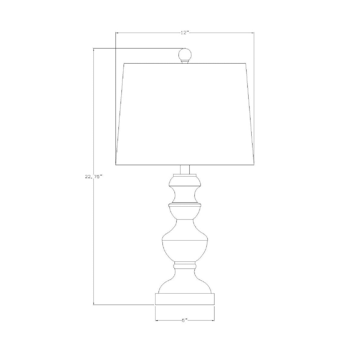 Modern European furniture - Black Iron Linen Table Lamp - www.oroa.com