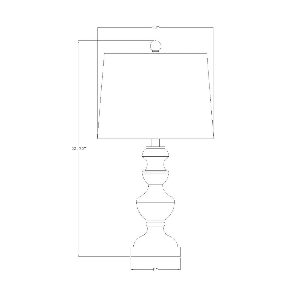 Modern European furniture - Black Iron Linen Table Lamp - www.oroa.com | Oroa.com