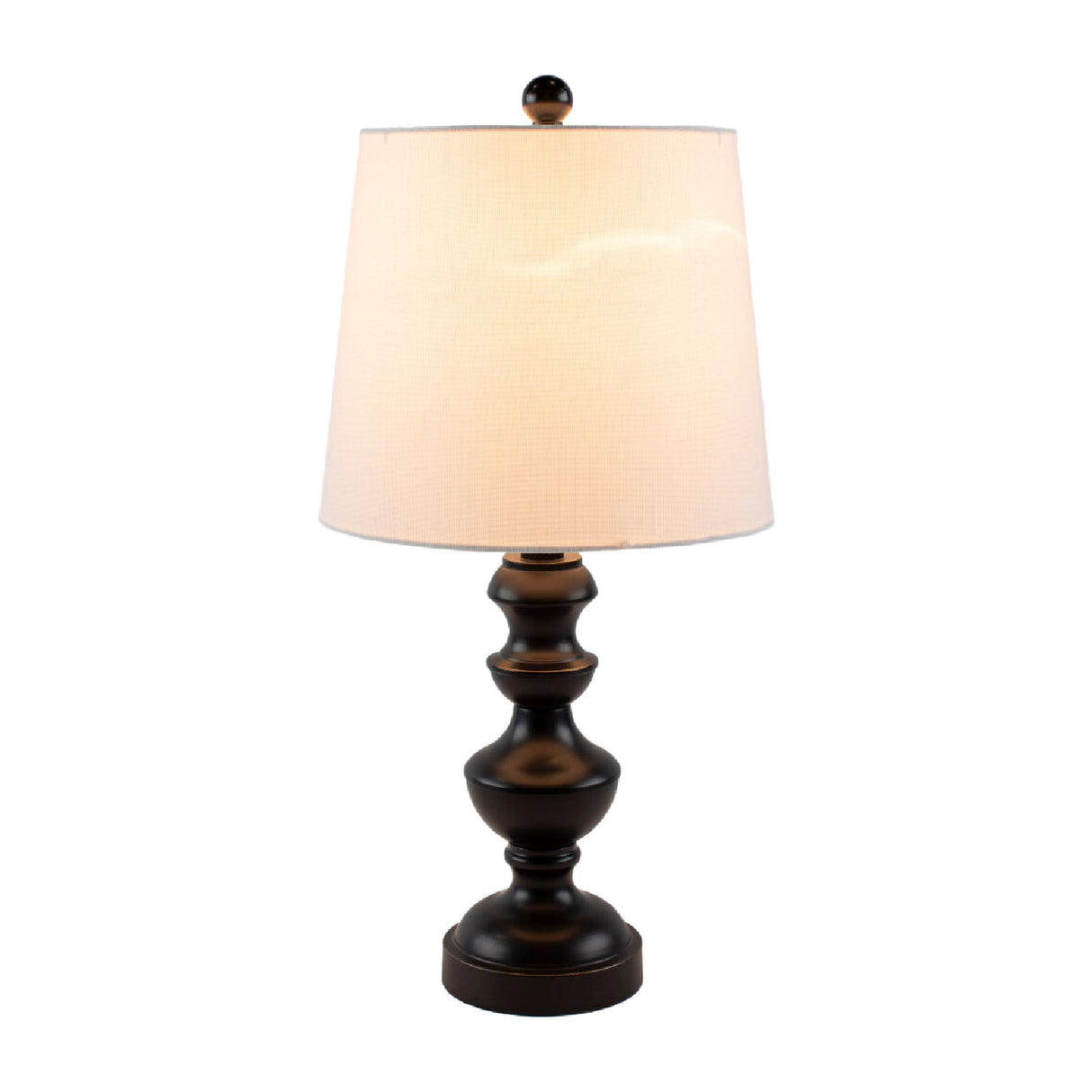 Modern European furniture - Black Iron Linen Table Lamp - www.oroa.com