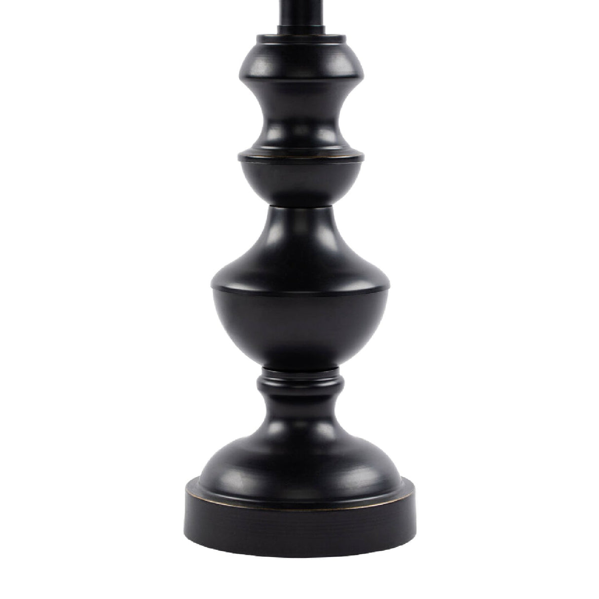 Modern European furniture - Black Iron Linen Table Lamp - www.oroa.com