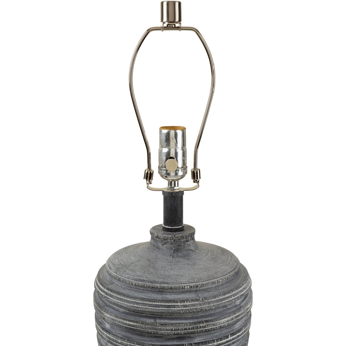 Modern European furniture - Gray Linen Accent Table Lamp S - www.oroa.com