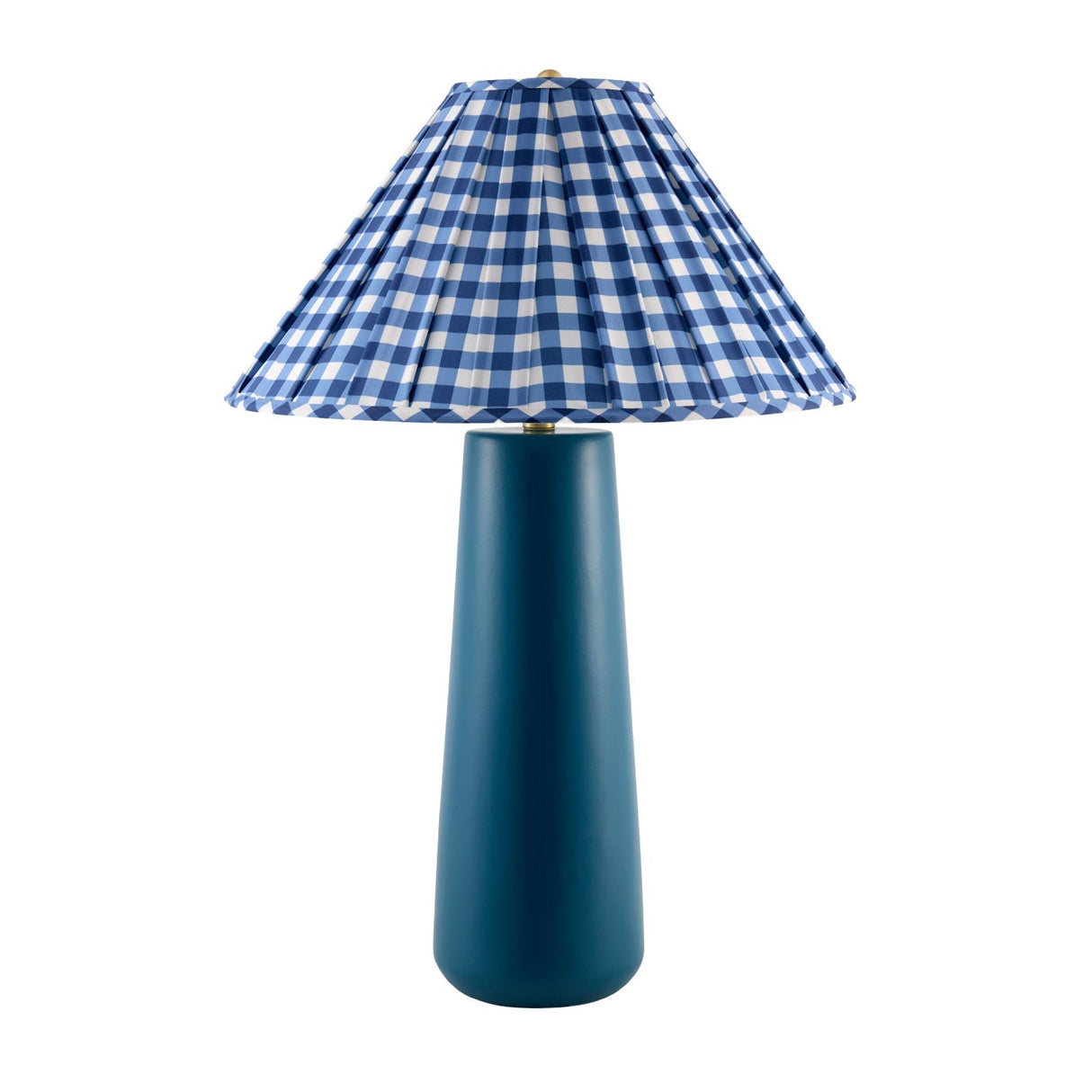 Modern European furniture - Blue Linen Accent Table Lamp - www.oroa.com