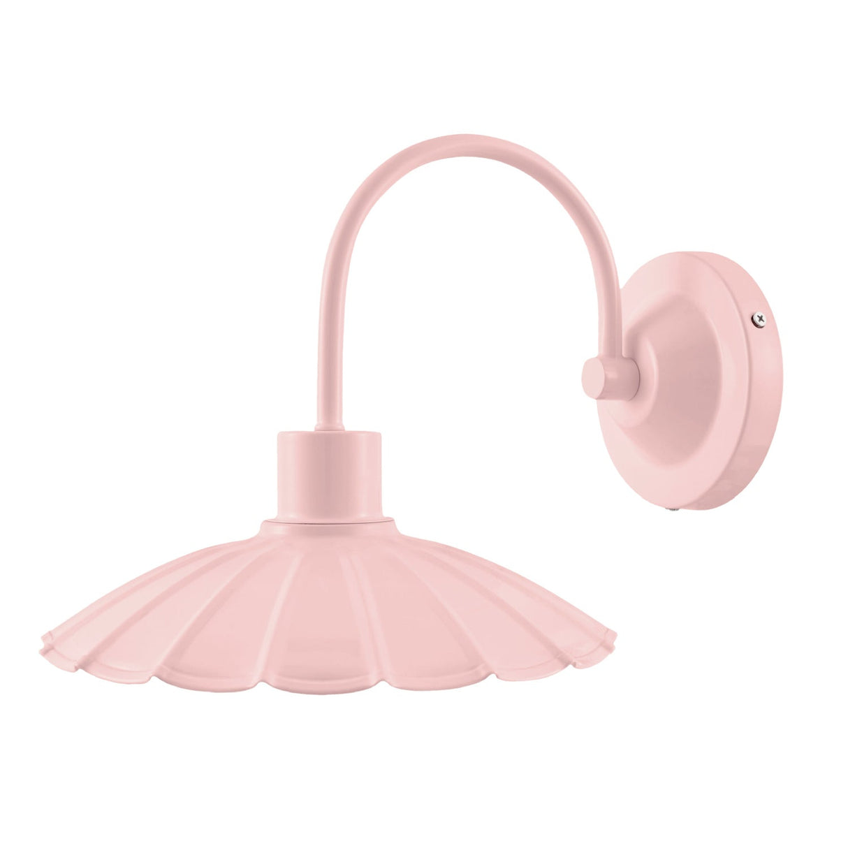 Modern European furniture - Scalloped Metal Shade Wall Lamp - www.oroa.com