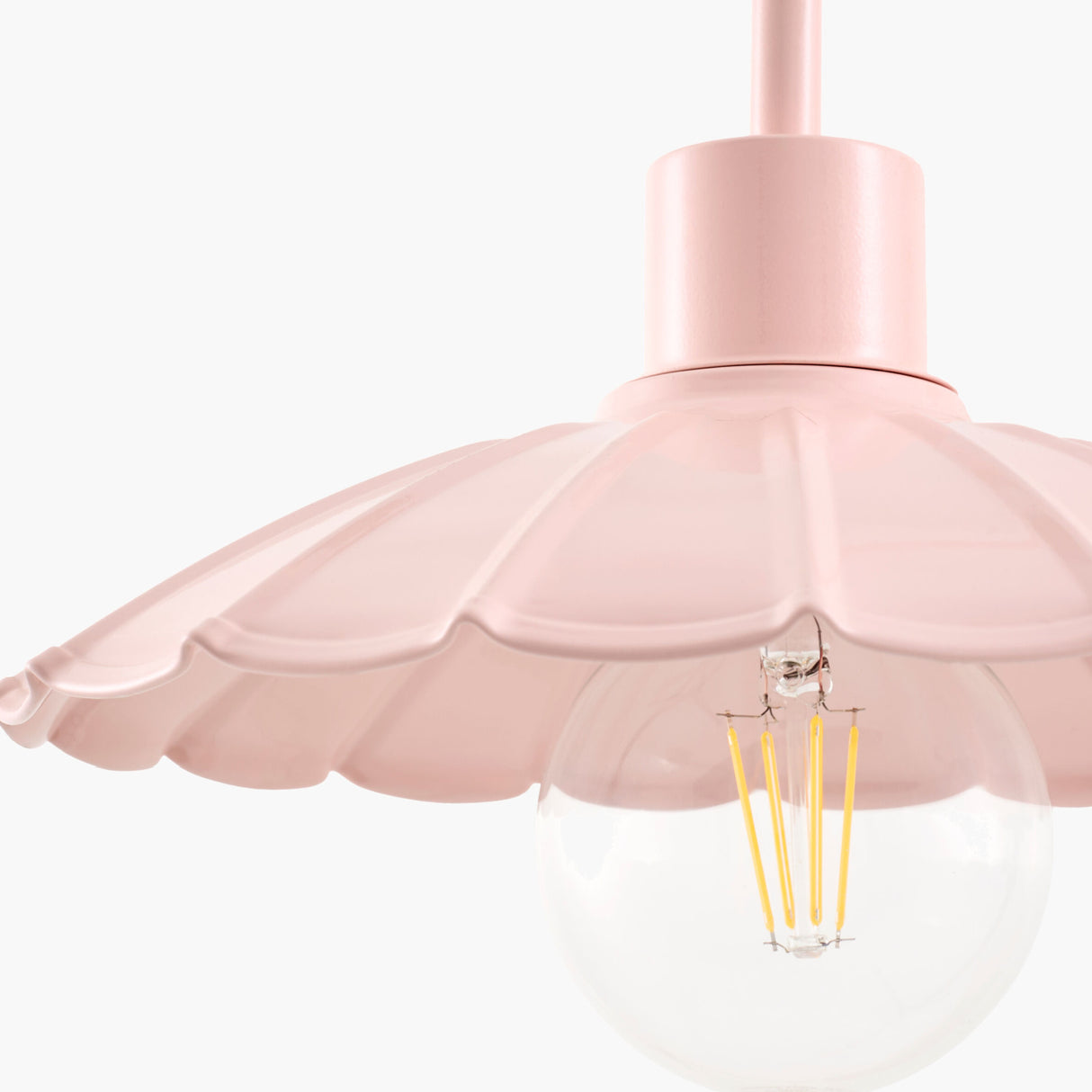 Modern European furniture - Scalloped Metal Shade Wall Lamp - www.oroa.com