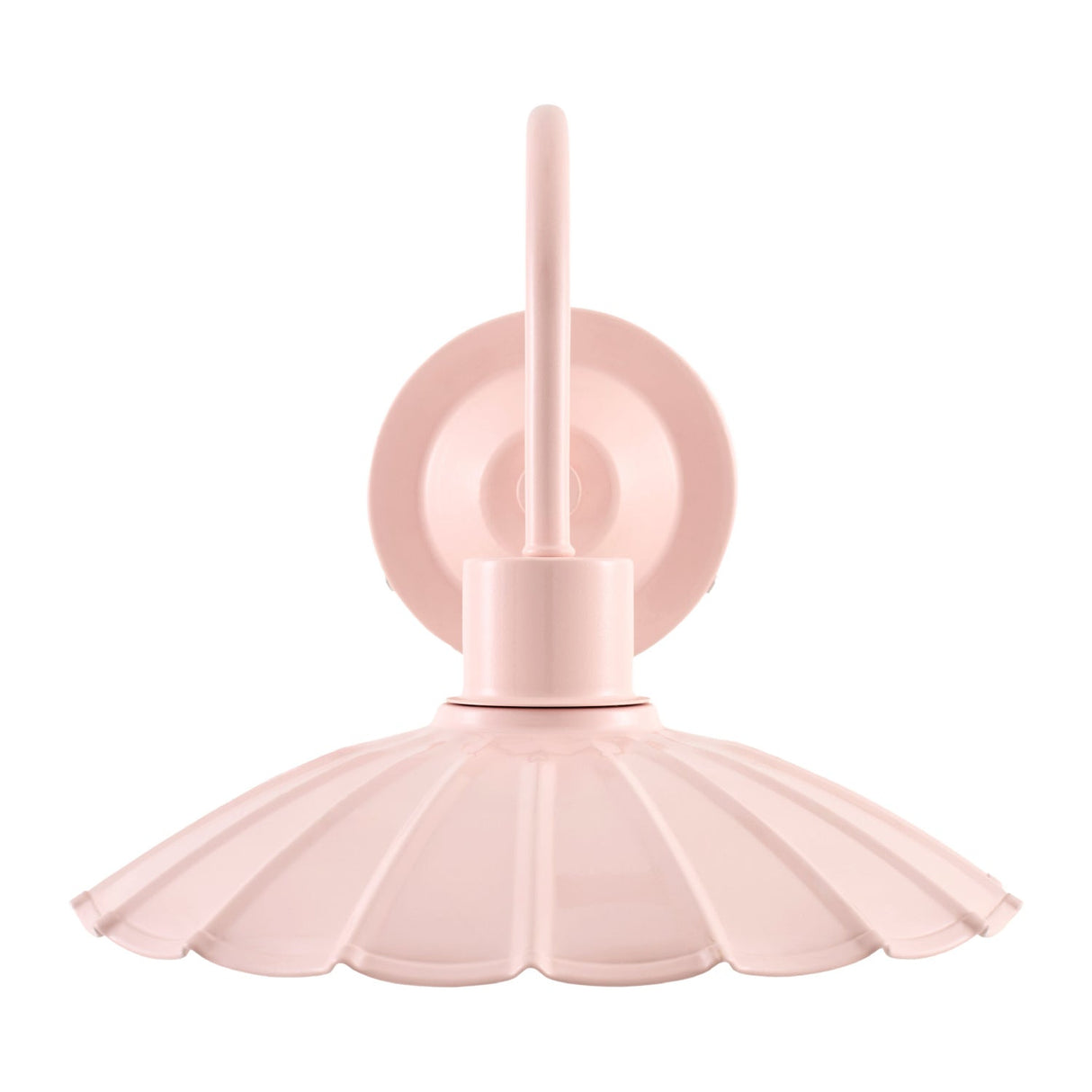 Modern European furniture - Scalloped Metal Shade Wall Lamp - www.oroa.com