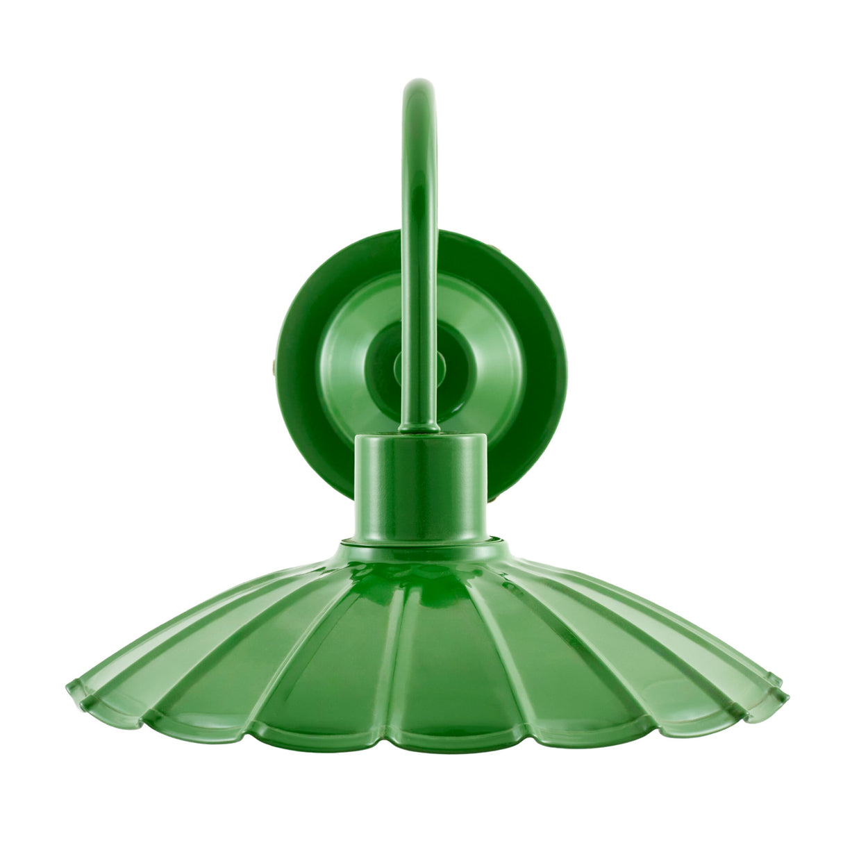 Modern European furniture - Scalloped Metal Shade Wall Lamp - www.oroa.com