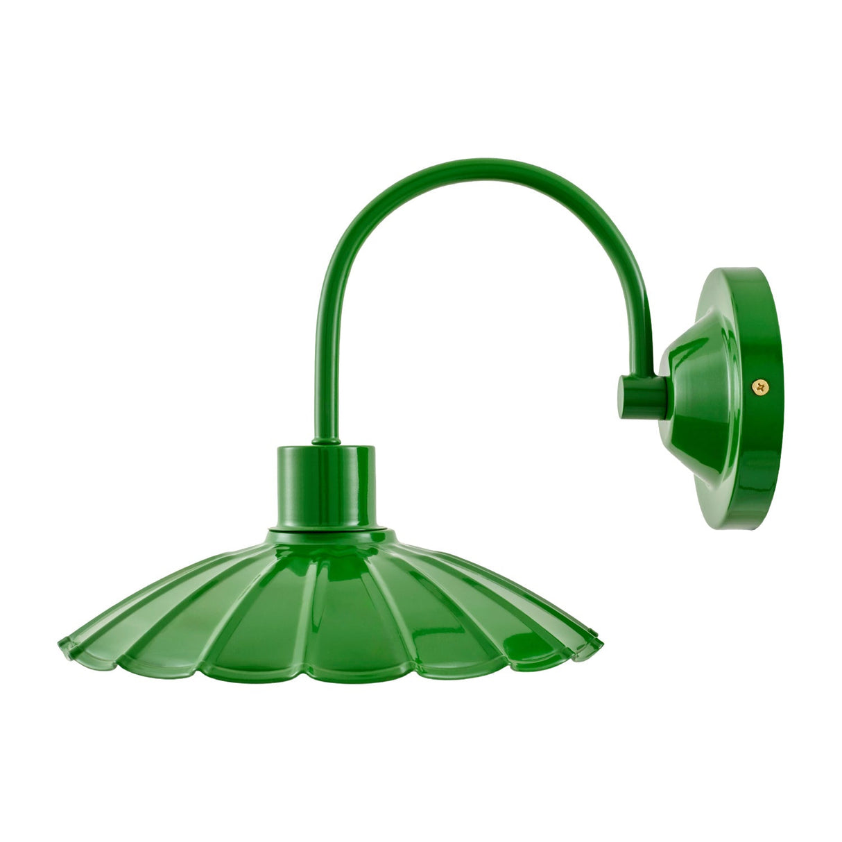 Modern European furniture - Scalloped Metal Shade Wall Lamp - www.oroa.com