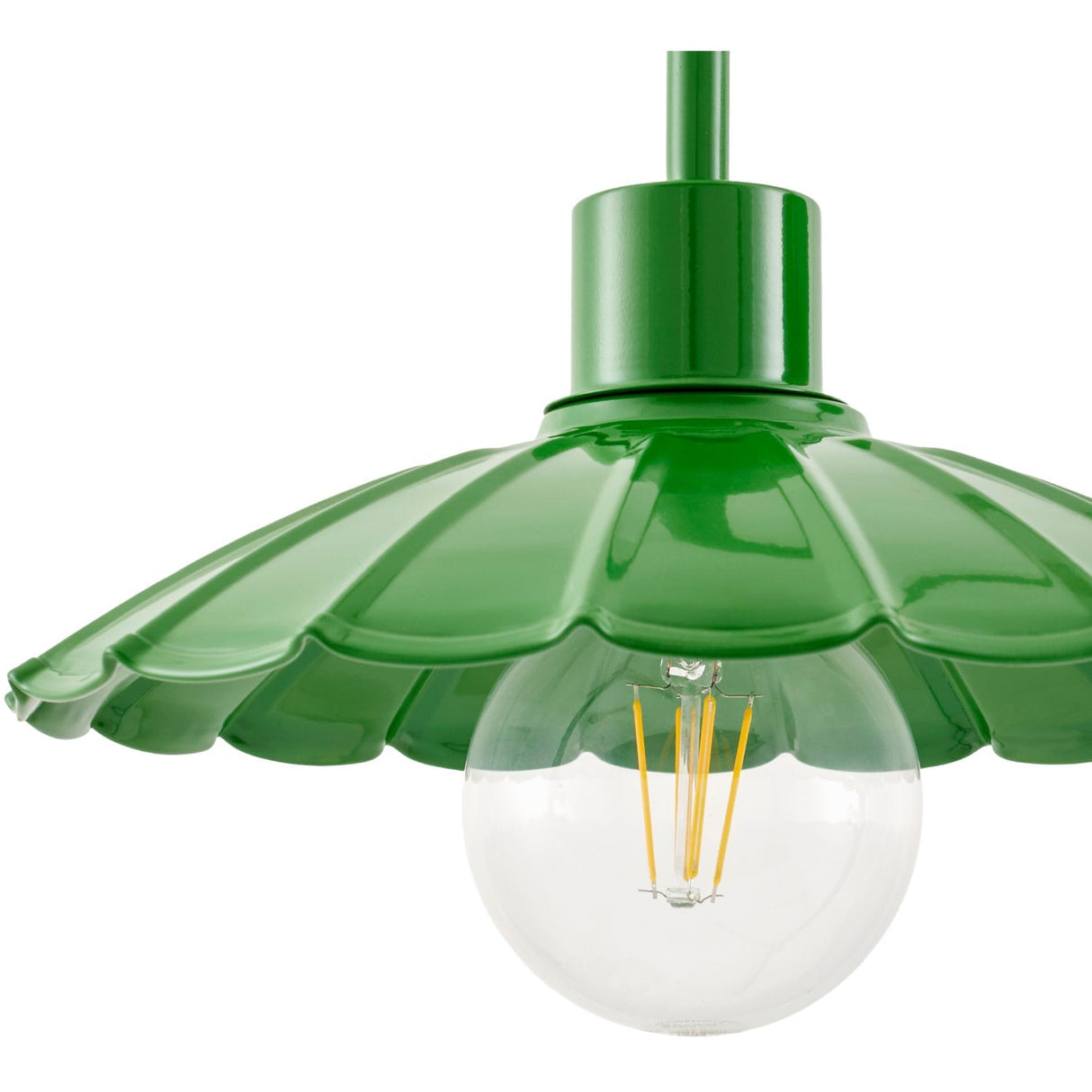 Modern European furniture - Scalloped Metal Shade Wall Lamp - www.oroa.com