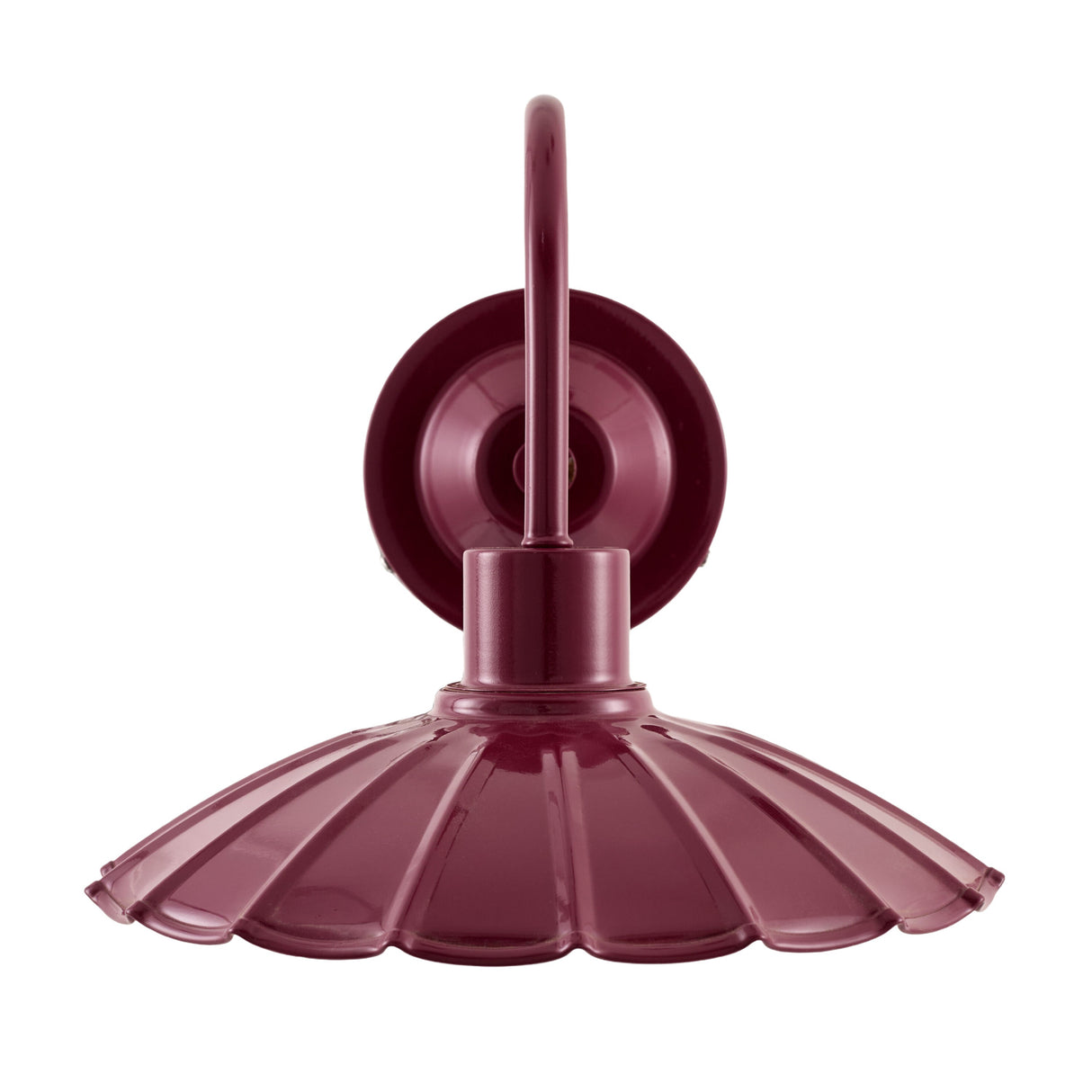 Modern European furniture - Scalloped Metal Shade Wall Lamp - www.oroa.com