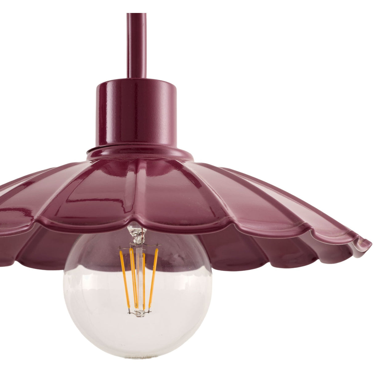 Modern European furniture - Scalloped Metal Shade Wall Lamp - www.oroa.com