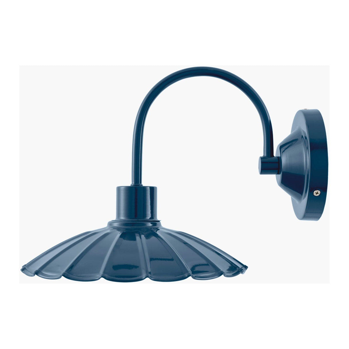 Modern European furniture - Scalloped Metal Shade Wall Lamp - www.oroa.com
