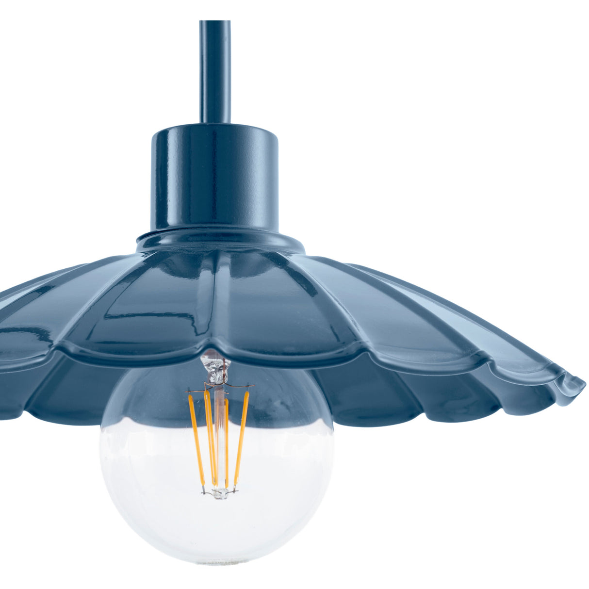 Modern European furniture - Scalloped Metal Shade Wall Lamp - www.oroa.com