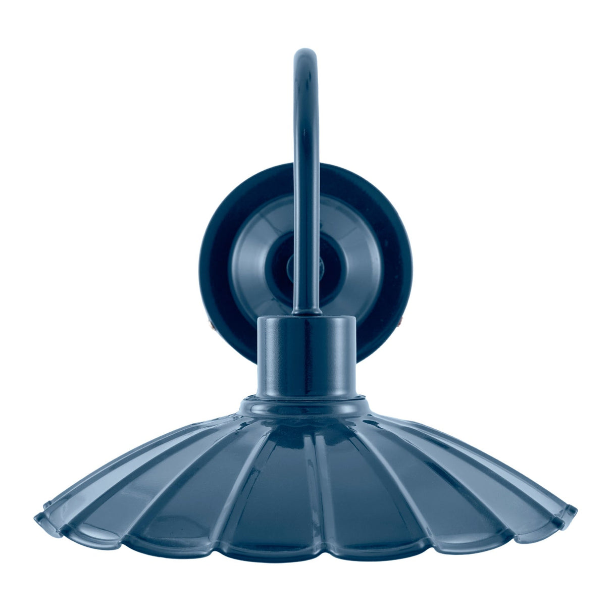 Modern European furniture - Scalloped Metal Shade Wall Lamp - www.oroa.com