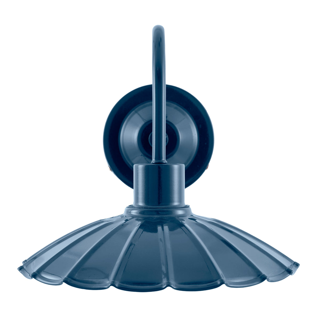 Modern European furniture - Scalloped Metal Shade Wall Lamp - www.oroa.com