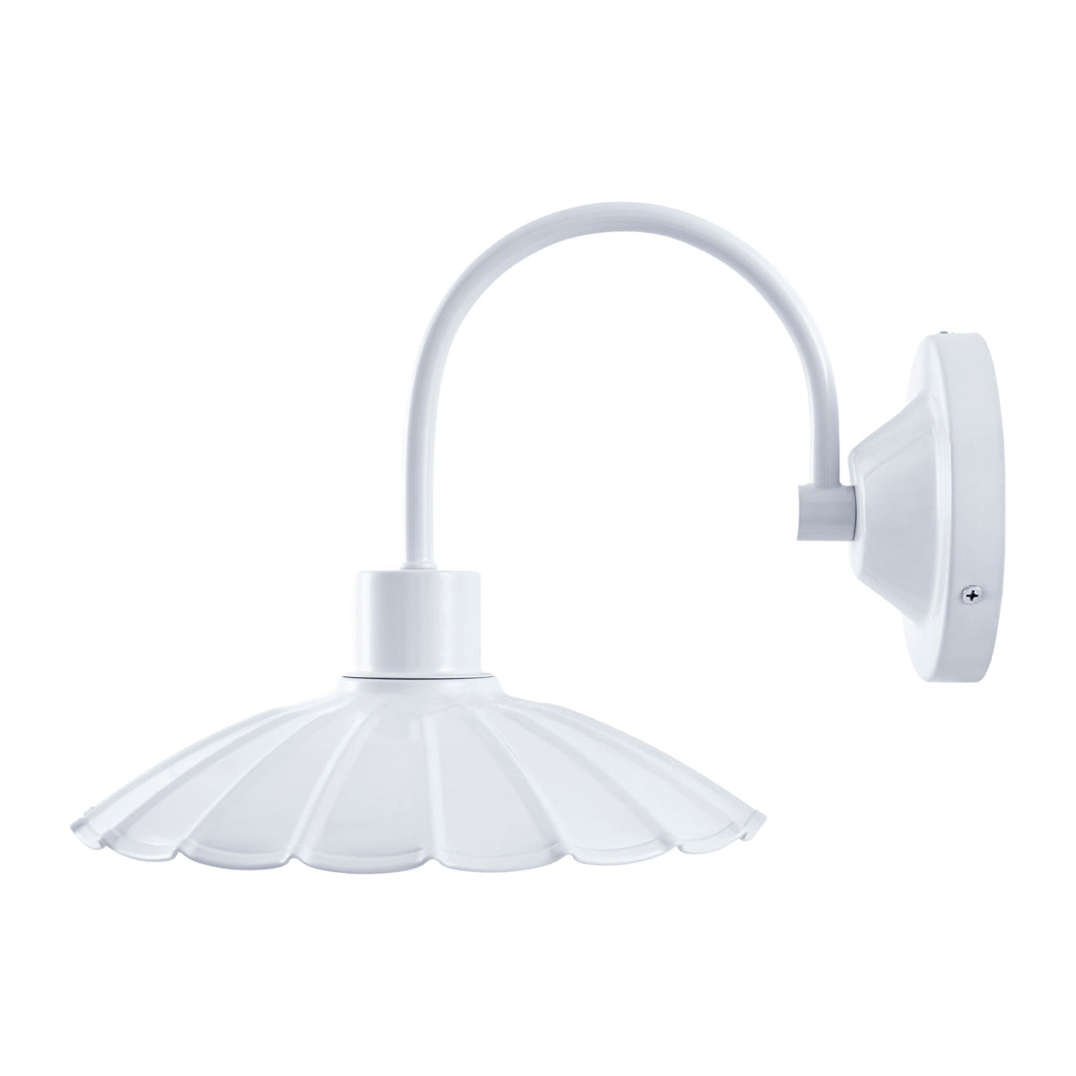 Modern European furniture - Scalloped Metal Shade Wall Lamp - www.oroa.com