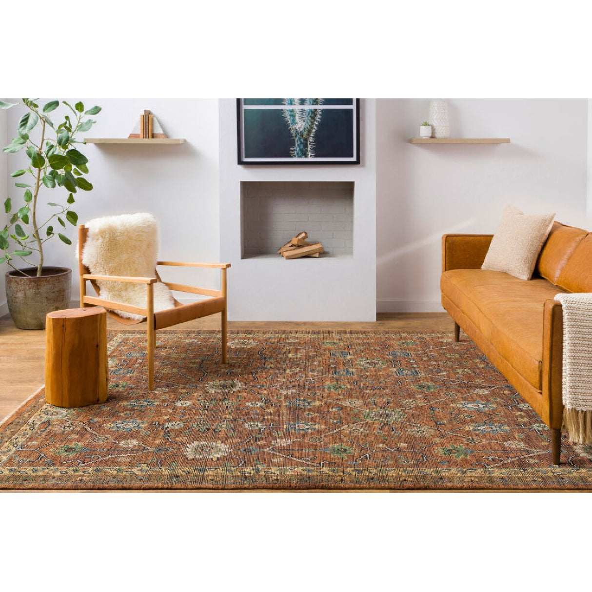Modern furniture - Hand-Knotted Fringed Wool Carpet - www.oroa.com