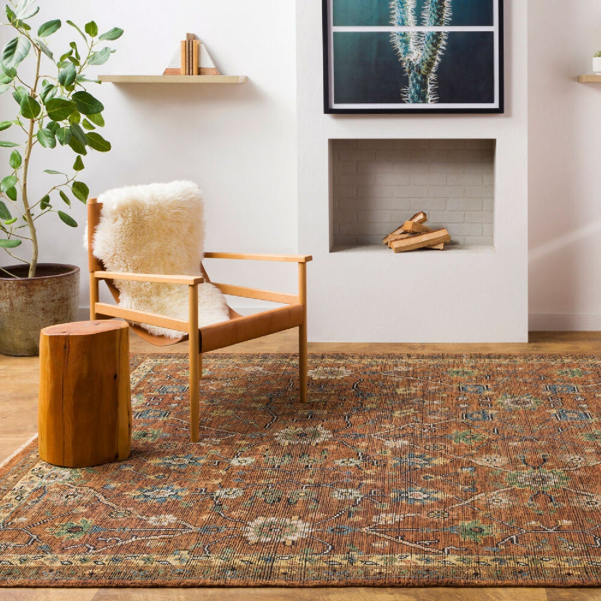 Modern furniture - Hand-Knotted Fringed Wool Carpet - www.oroa.com