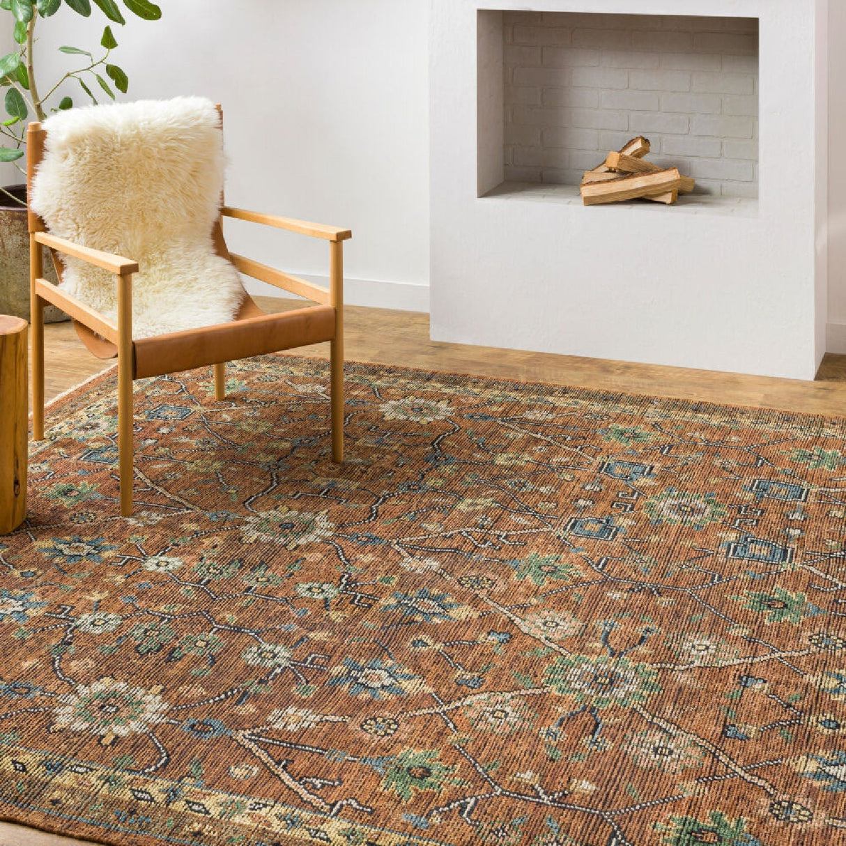 Modern furniture - Hand-Knotted Fringed Wool Carpet - www.oroa.com