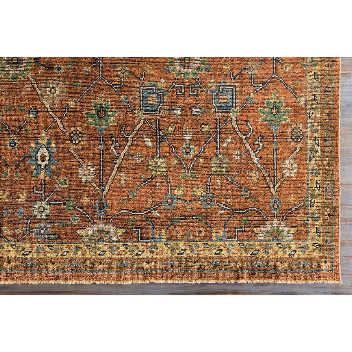 Modern furniture - Hand-Knotted Wool Table Runner - www.oroa.com