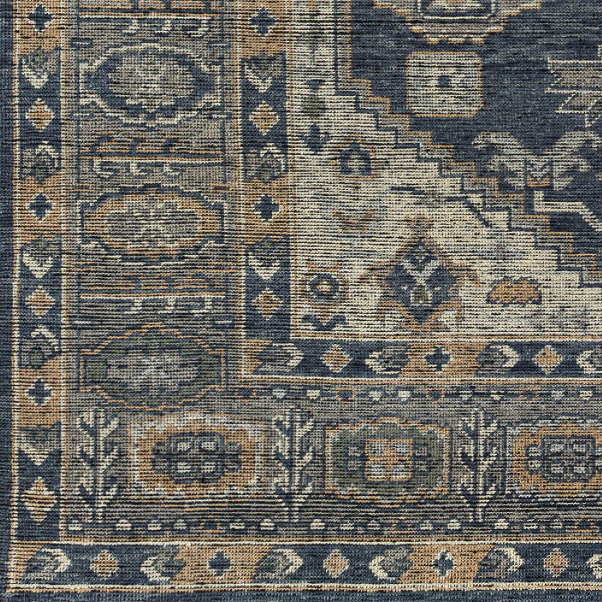 Modern furniture - Fringed Wool Printed Carpet - www.oroa.com