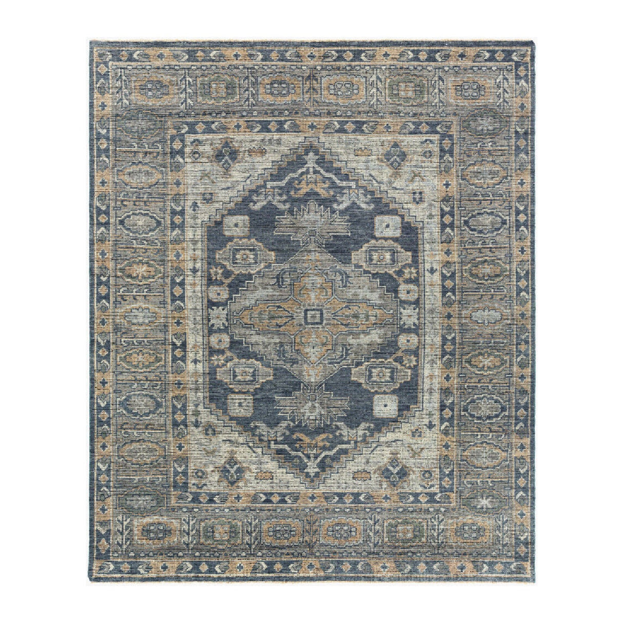 Modern furniture - Fringed Wool Printed Carpet - www.oroa.com
