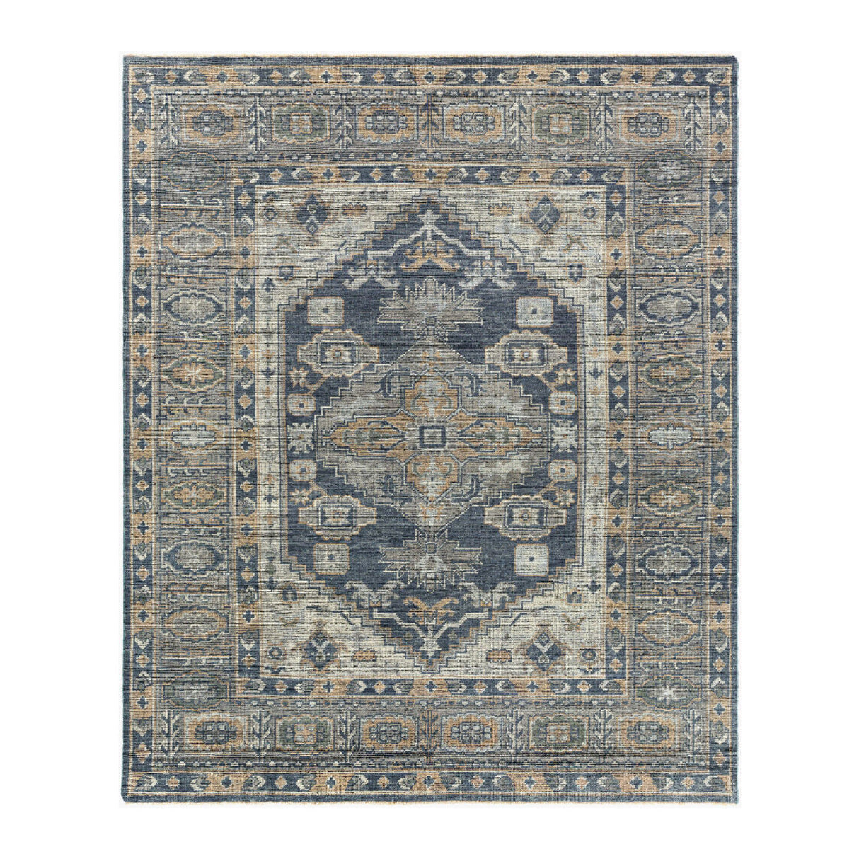 Modern furniture - Fringed Wool Printed Carpet - www.oroa.com