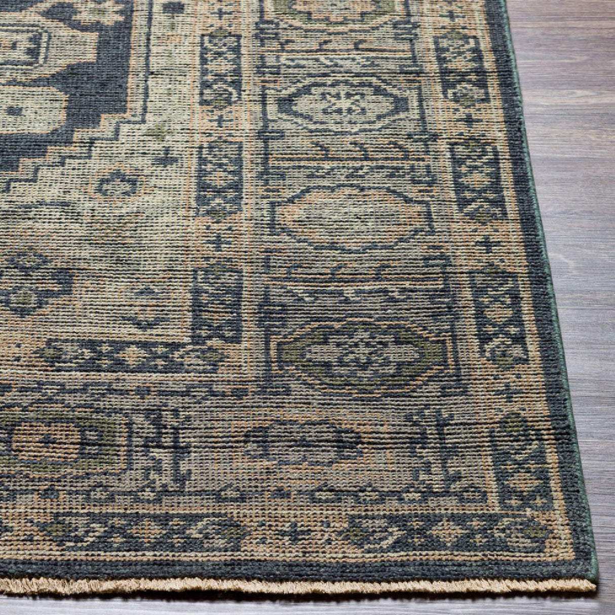 Modern furniture - Fringed Wool Printed Carpet - www.oroa.com