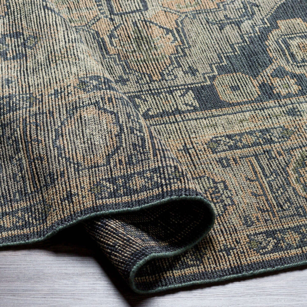 Modern furniture - Fringed Wool Printed Table Runner - www.oroa.com