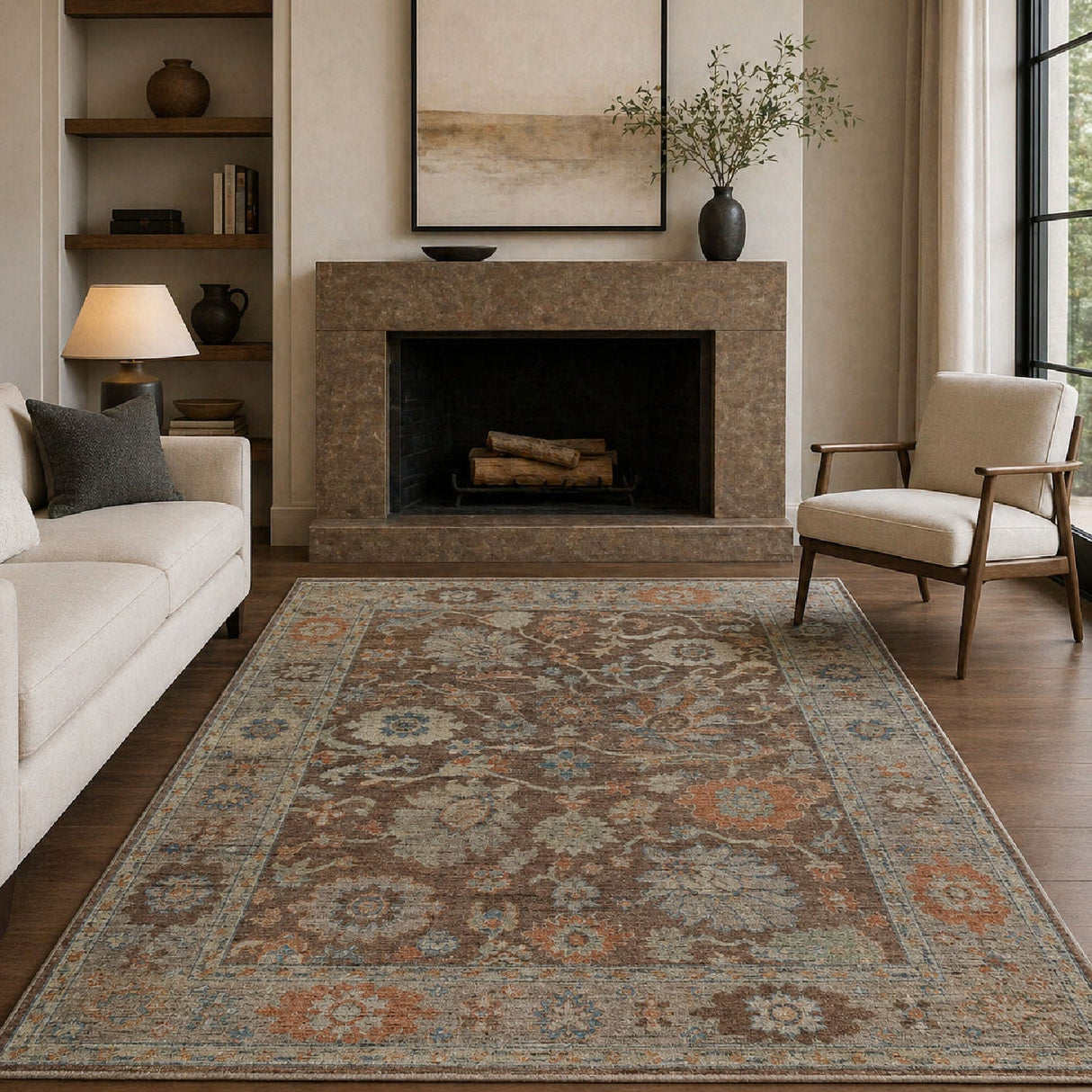 Modern furniture - Vintage Inspired Wool Carpet - www.oroa.com