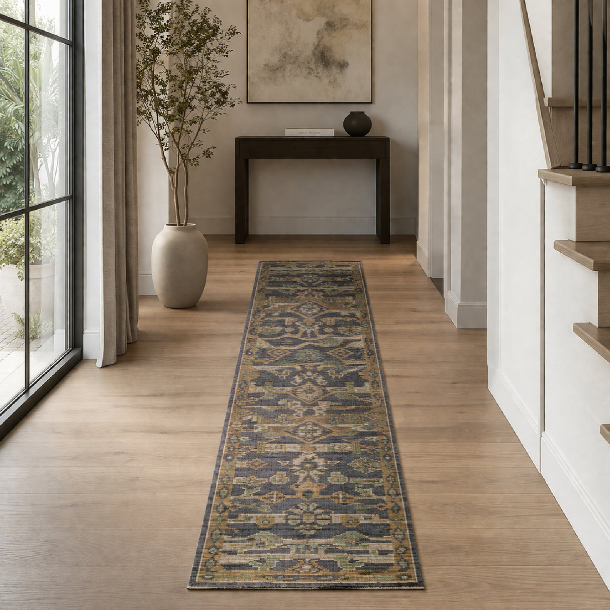 Modern European furniture - Persian Wool Blend Table Runner - www.oroa.com