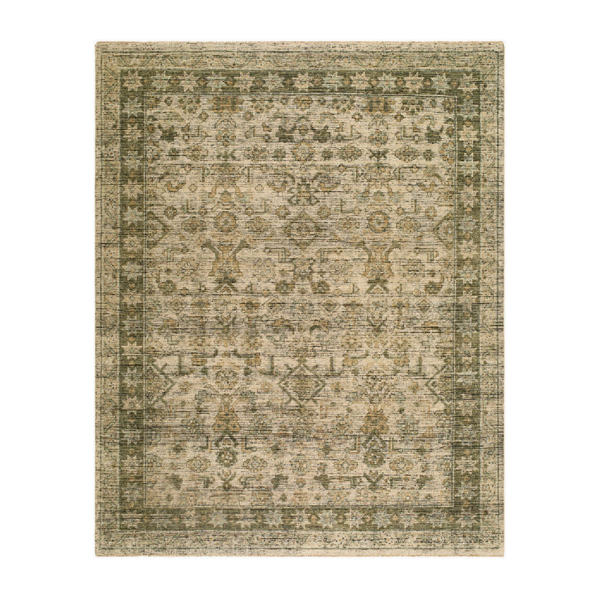 Hand-Knotted Wool Fringed Carpet | Oroa.com