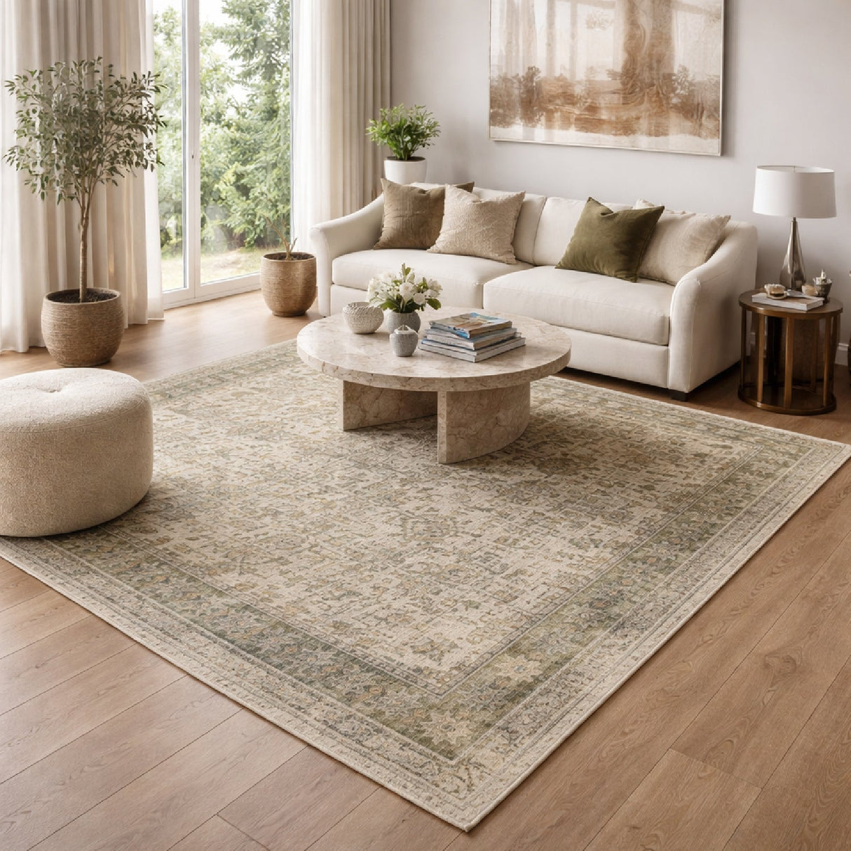 Modern furniture - Hand-Knotted Wool Fringed Carpet - www.oroa.com