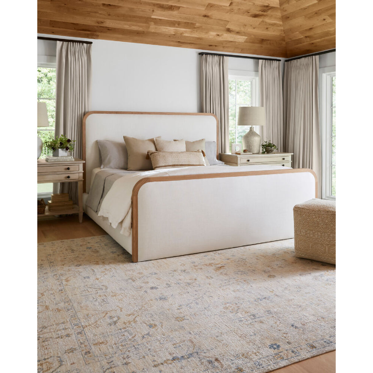 Modern European furniture - Distressed Taupe Glass Table Lamp - www.oroa.com | Oroa.com