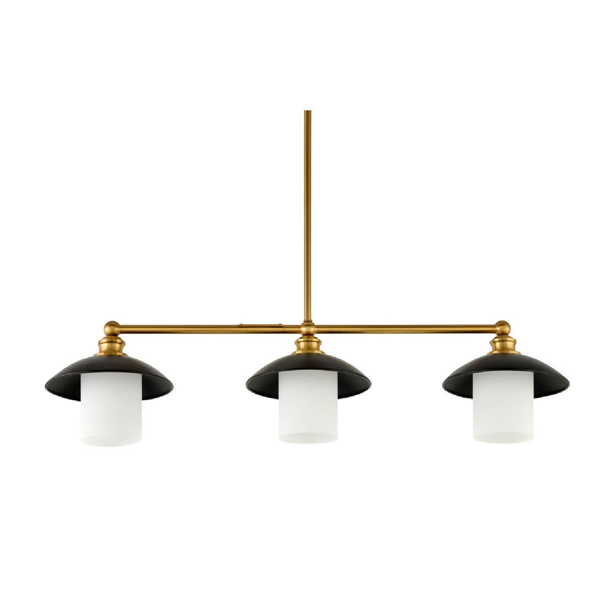 Modern European furniture - Black Iron 3-Light Chandelier - www.oroa.com