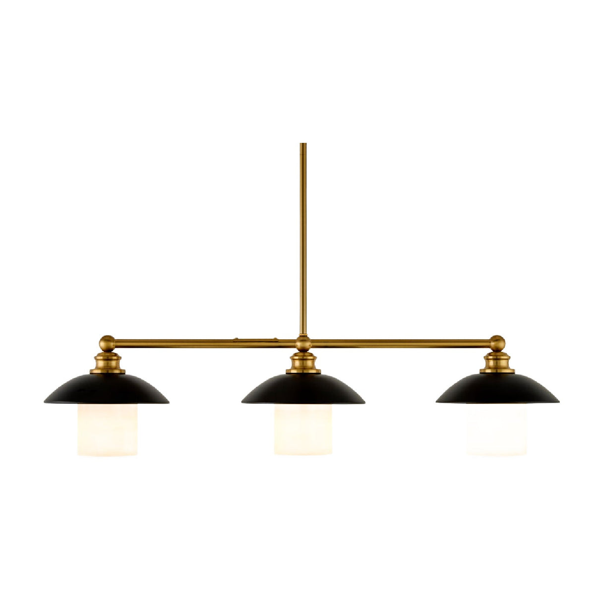 Modern European furniture - Black Iron 3-Light Chandelier - www.oroa.com
