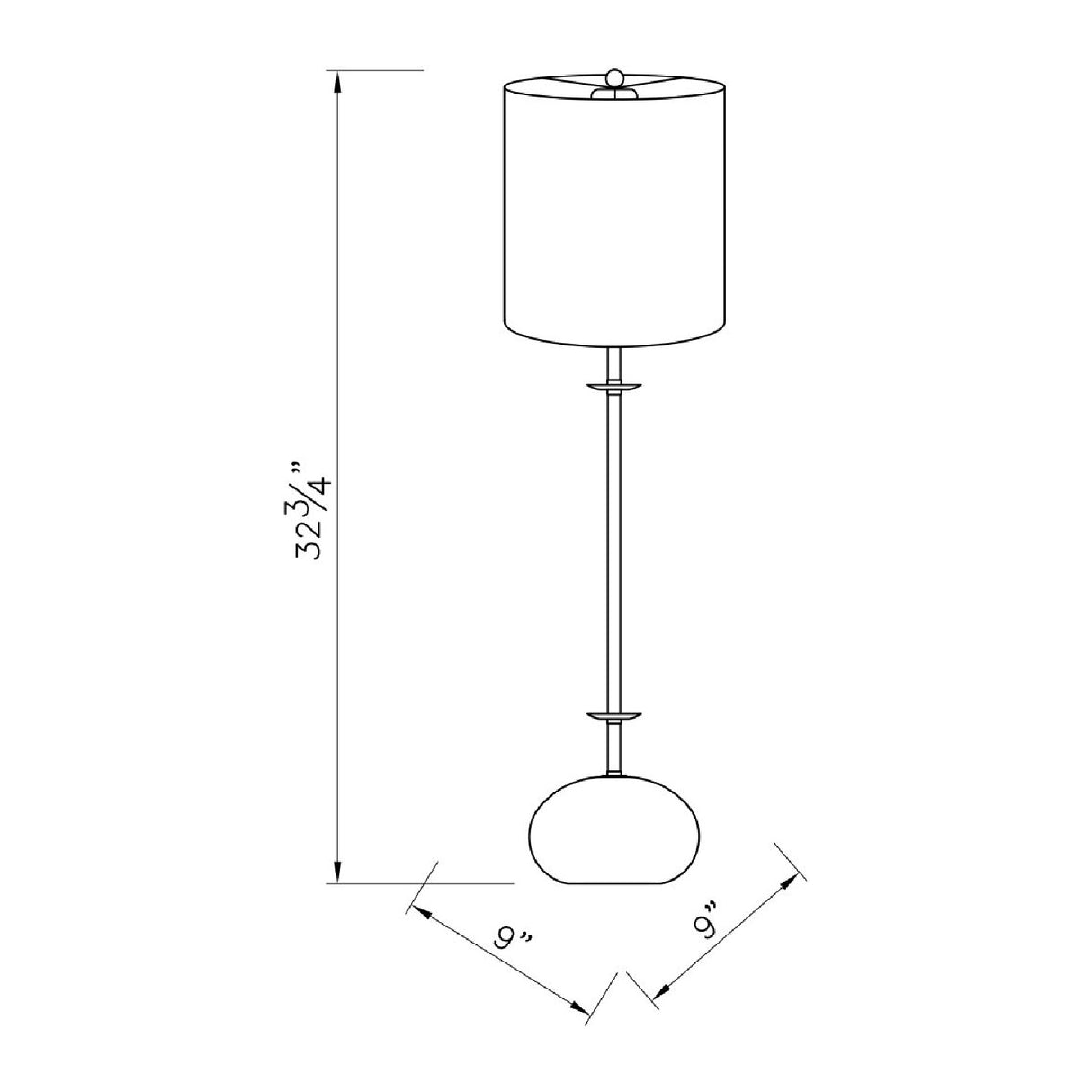 Modern European furniture - White Linen Floor Lamp - www.oroa.com