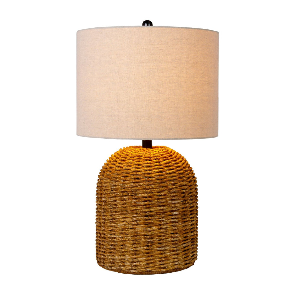 Modern European furniture - Natural Beige Seagrass Table Lamp - www.oroa.com
