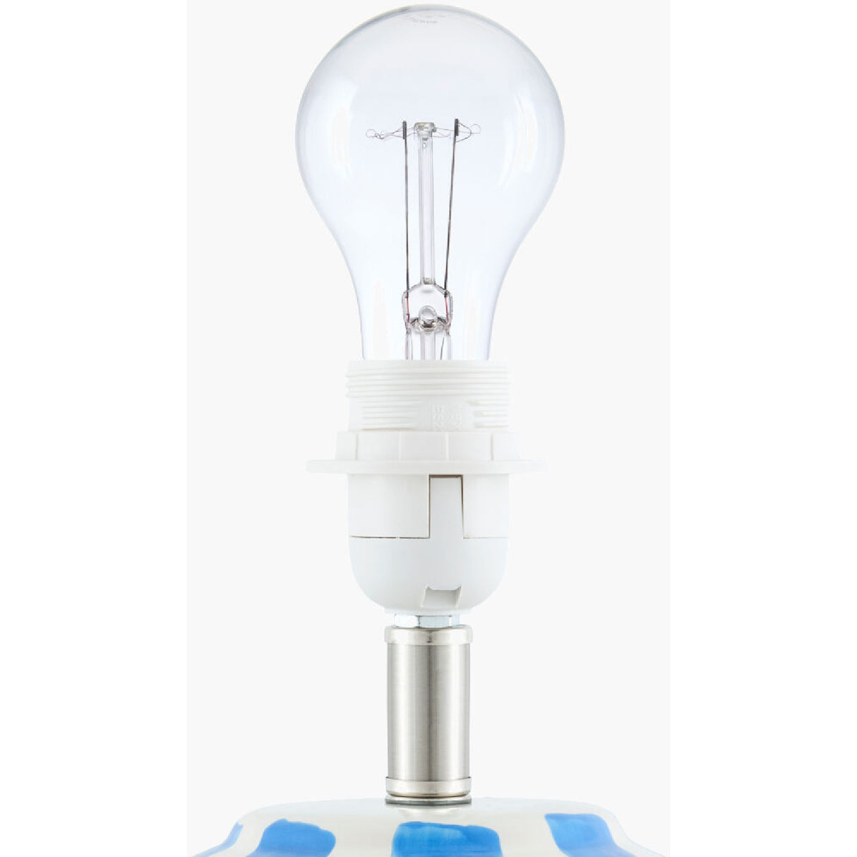 Modern European furniture - Lined Round Ceramic Table Lamp - www.oroa.com | Oroa.com